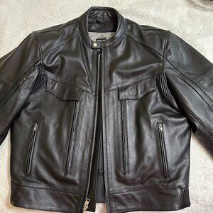 Men’s Leather Cruiser Jacket LKM1700